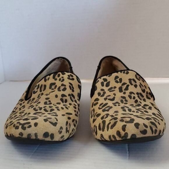 Steve Madden Flats Loafers Slip On Shoes Leopard Print Leather Women's WOMAN'S 7 - Picture 3 of 16